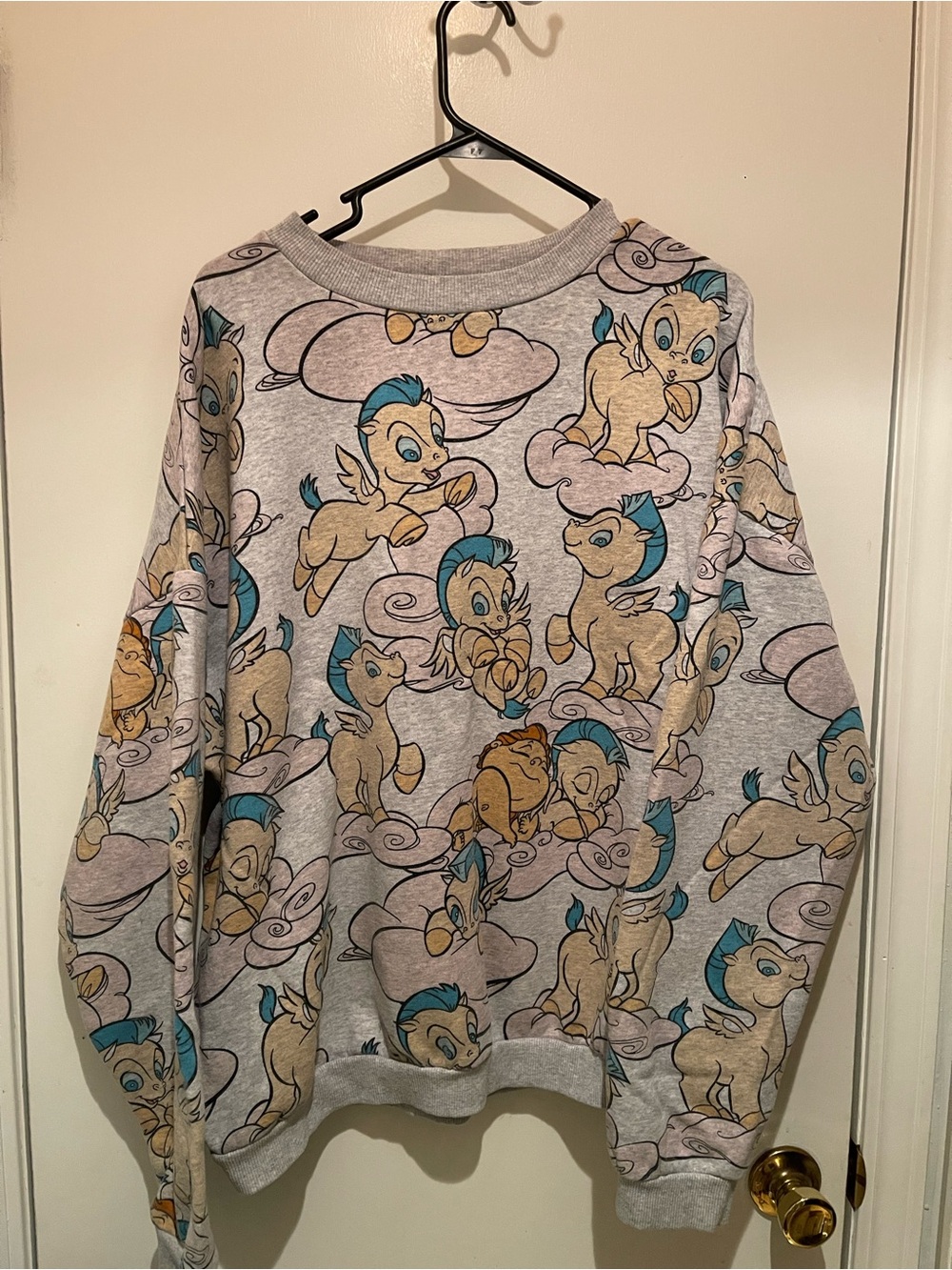 Oh My Disney Pegasus and Hercules Allover Print Sweater XL